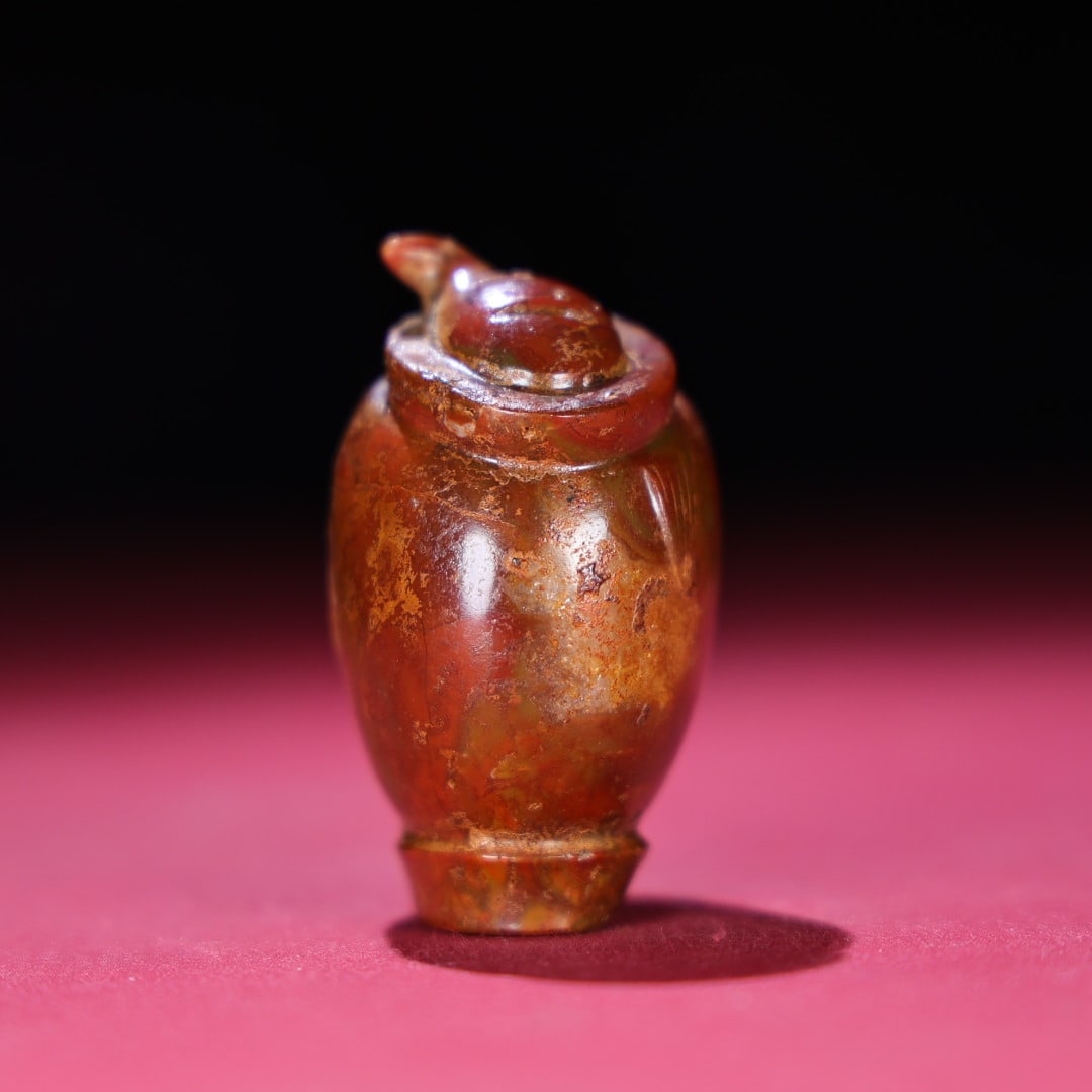 An Exquisite Agate Human Head Ornament - 5