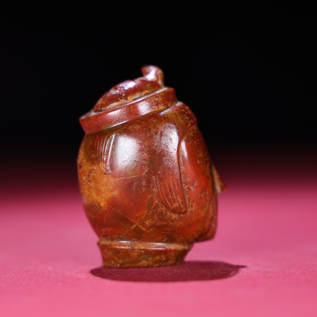 An Exquisite Agate Human Head Ornament - 6