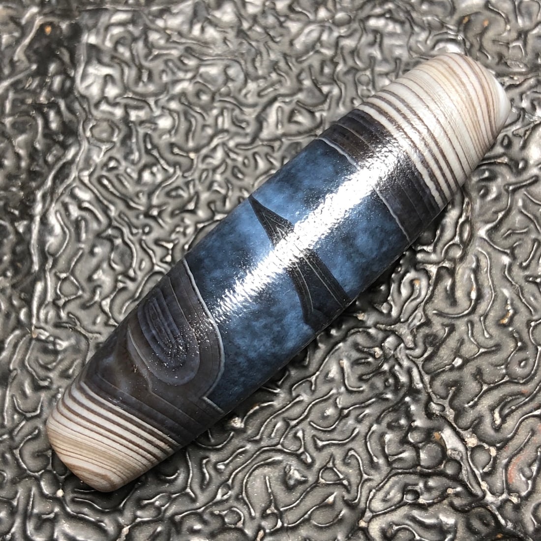 An Exquisite Agate Dzi bead - 4