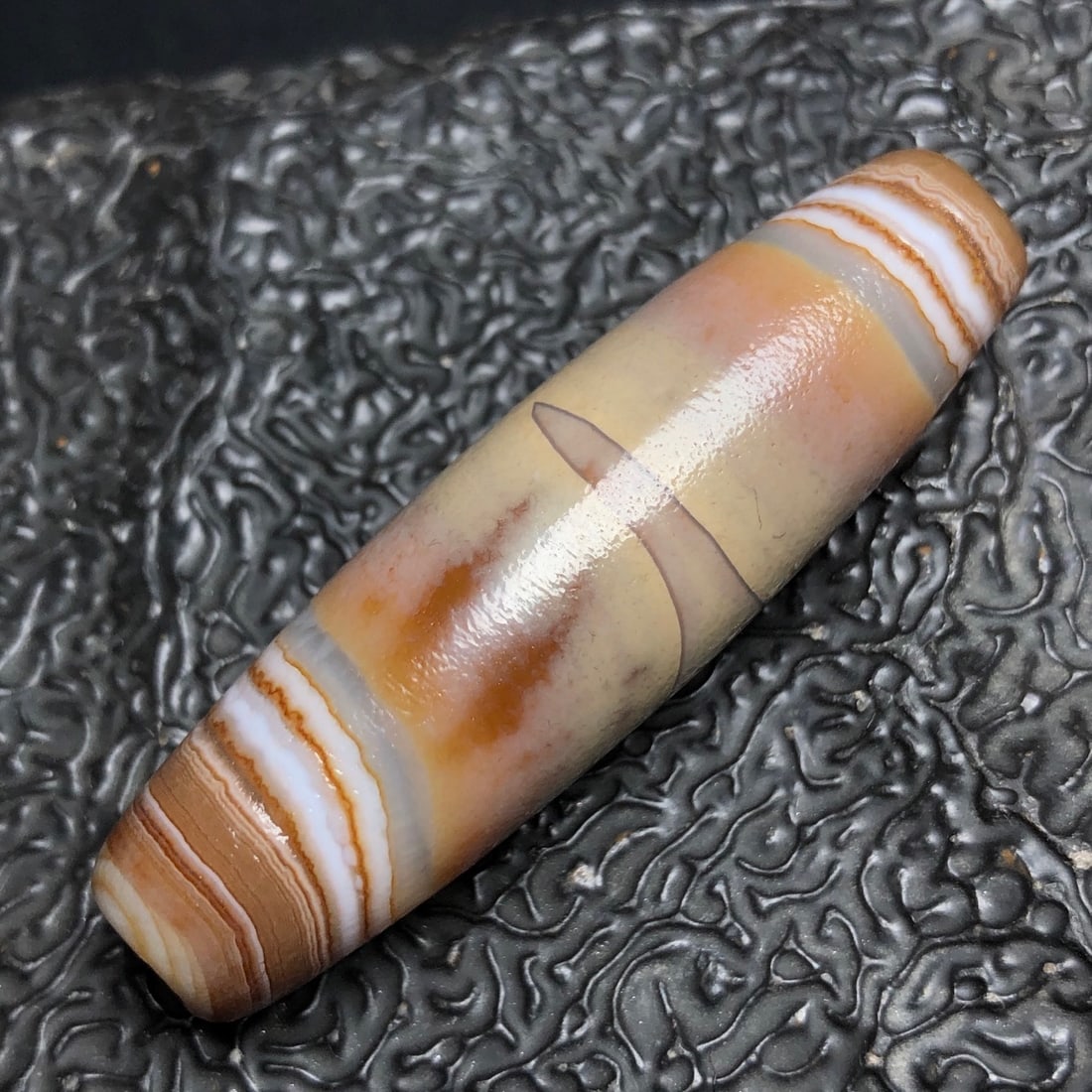 An Exquisite Agate Dzi bead - 5
