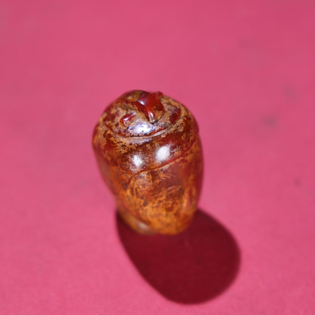An Exquisite Agate Human Head Ornament - 2