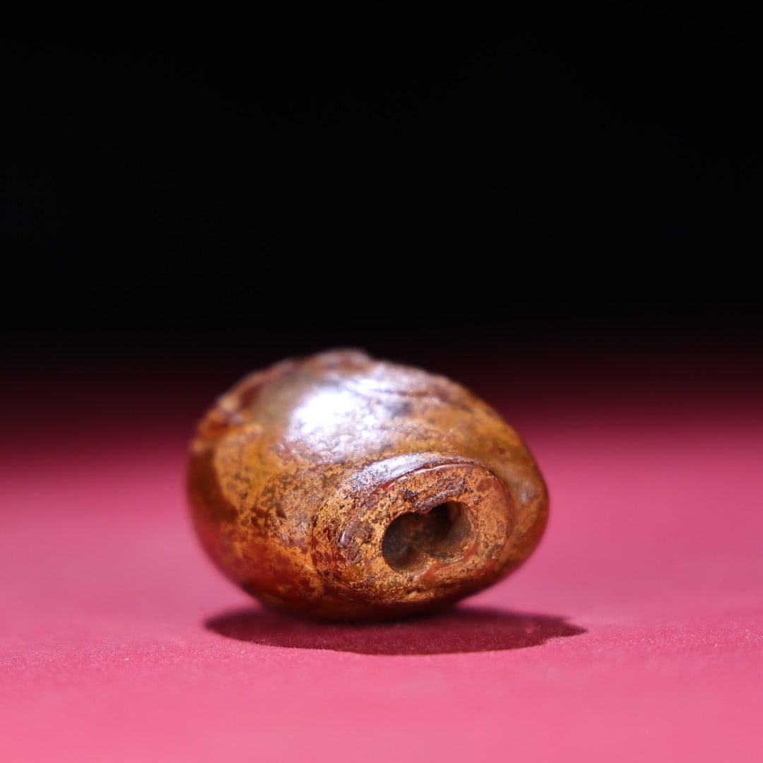 An Exquisite Agate Human Head Ornament - 9