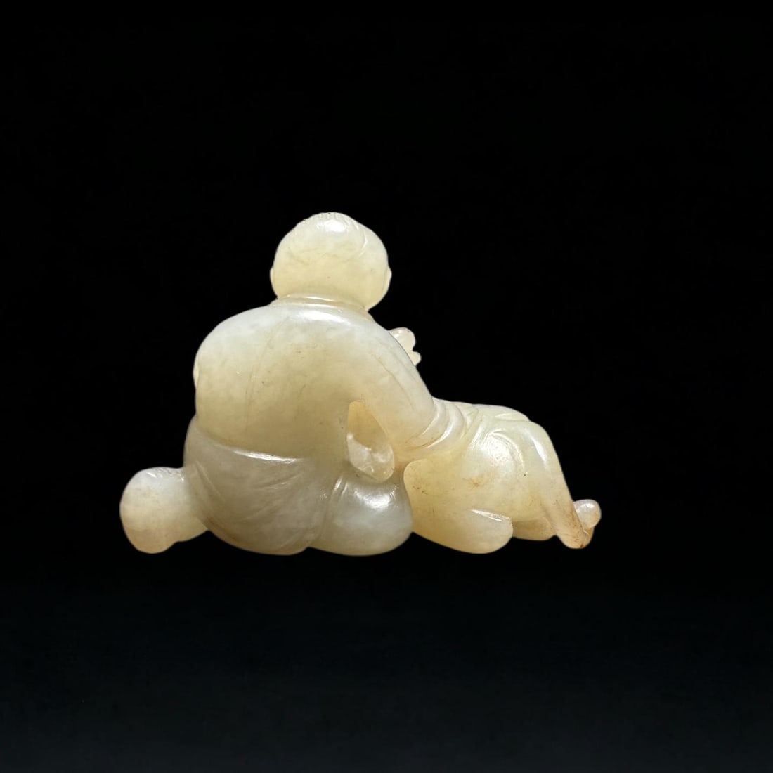 An Exquisite Hotan Jade Human Figure - 4