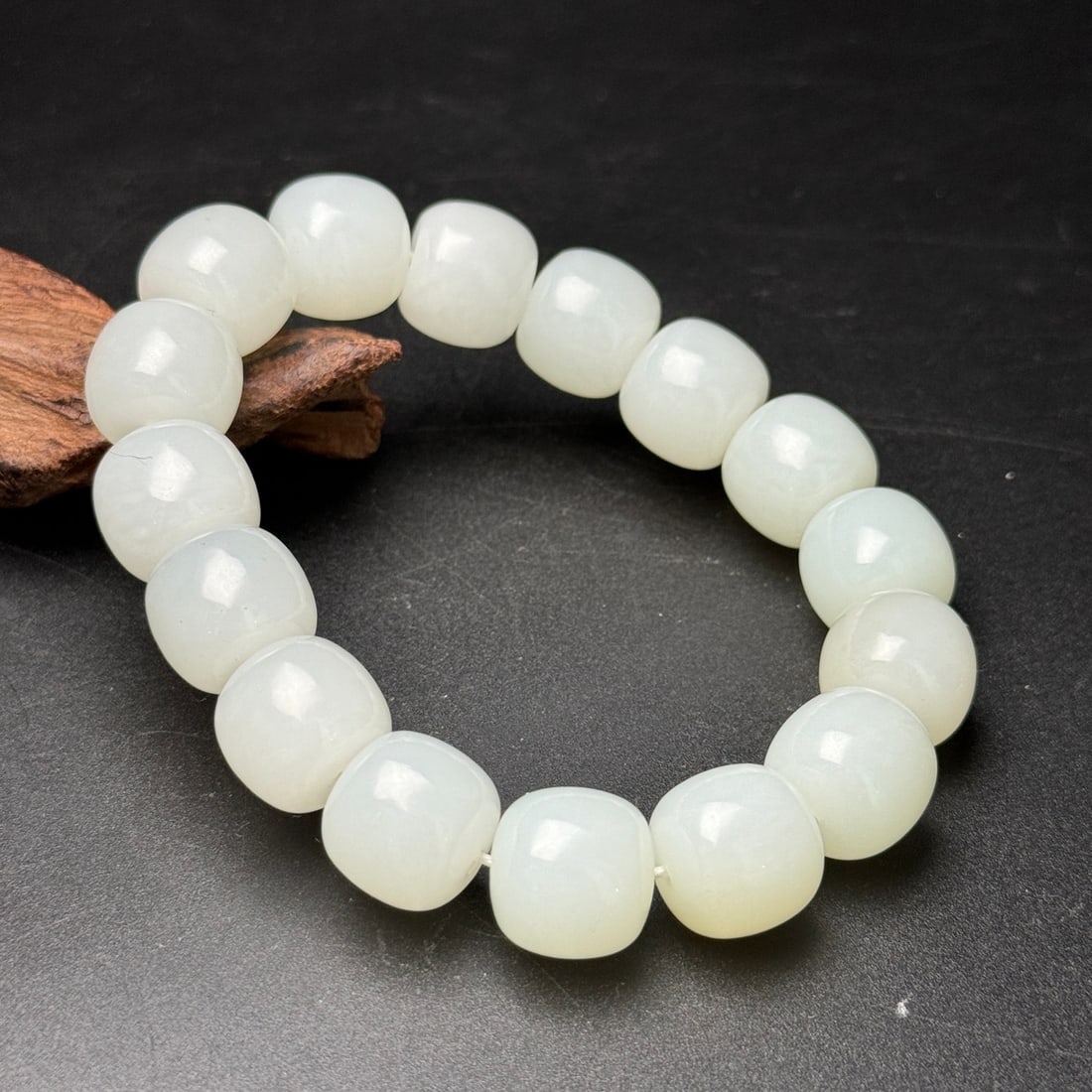 An Exquisite White Jade Bracelets - 5