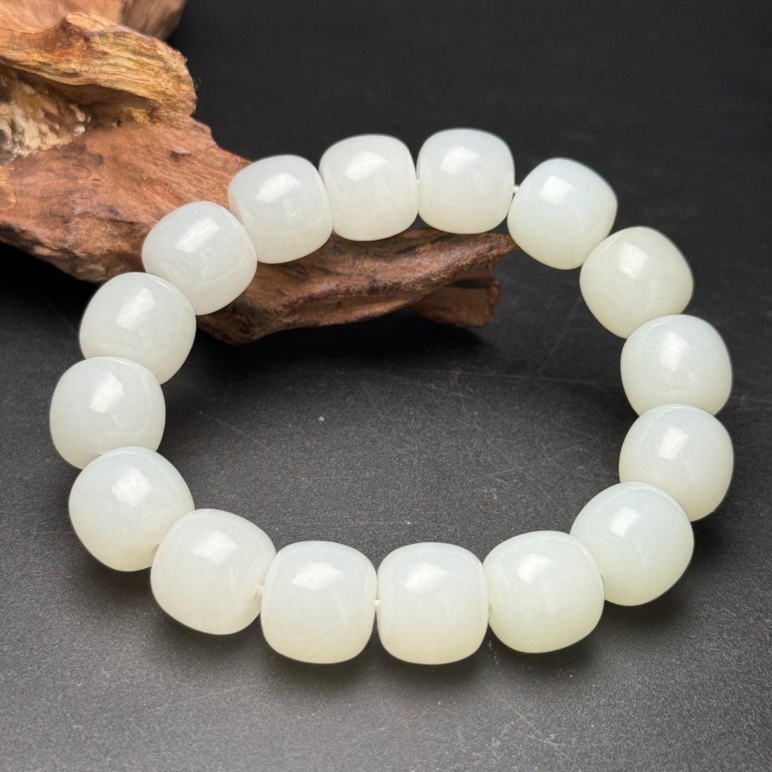 An Exquisite White Jade Bracelets - 6