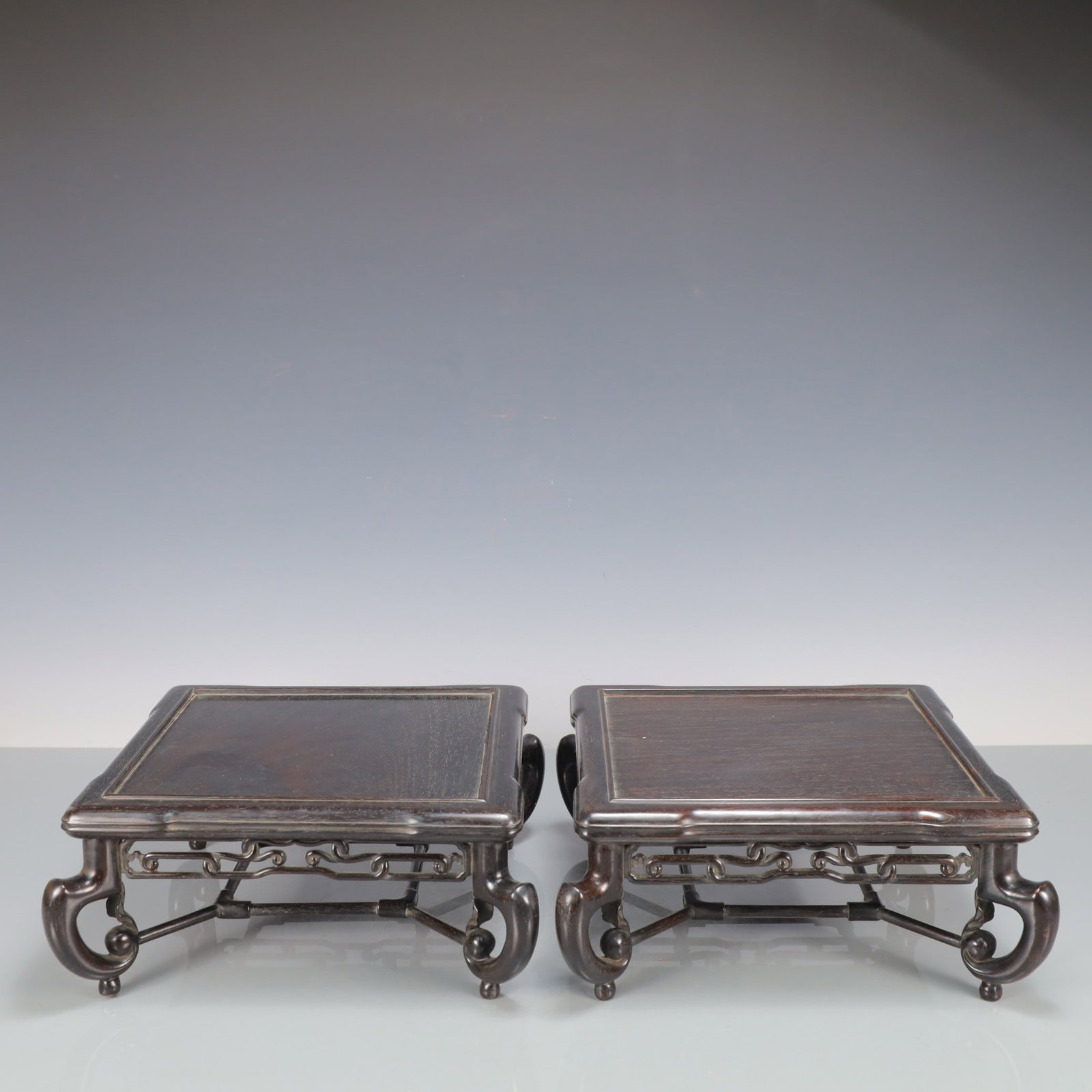 A Pair of Exquisite Zitanwood Tables