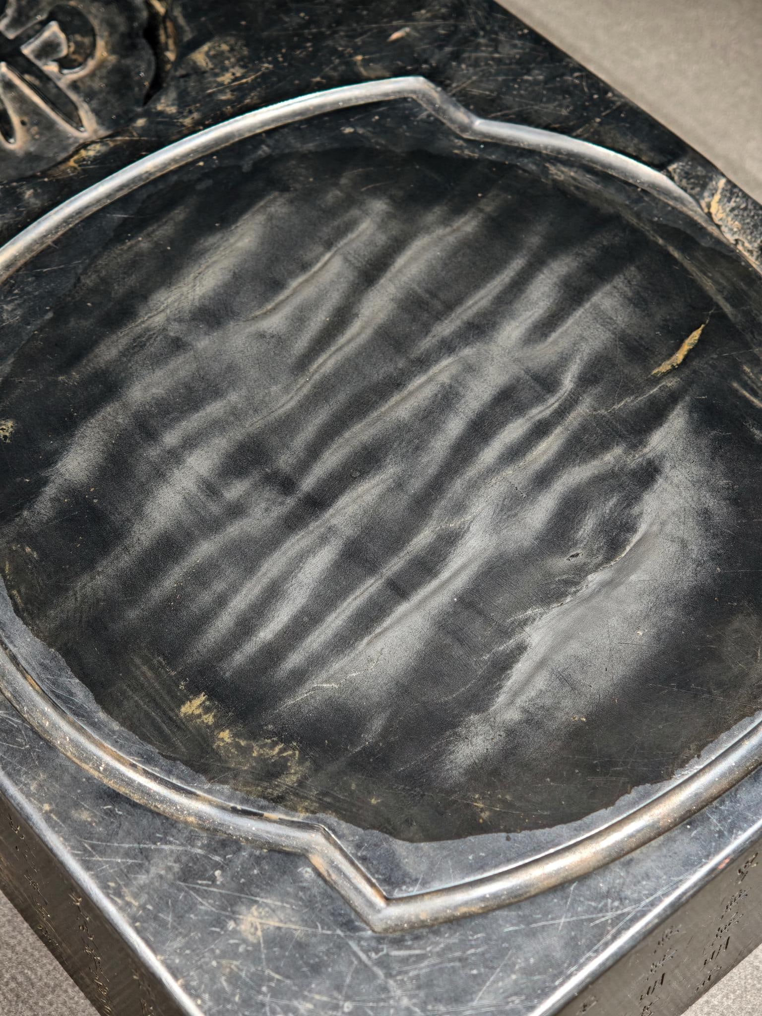 An Exquisite Stone Inkstone,With Scriptures - 5
