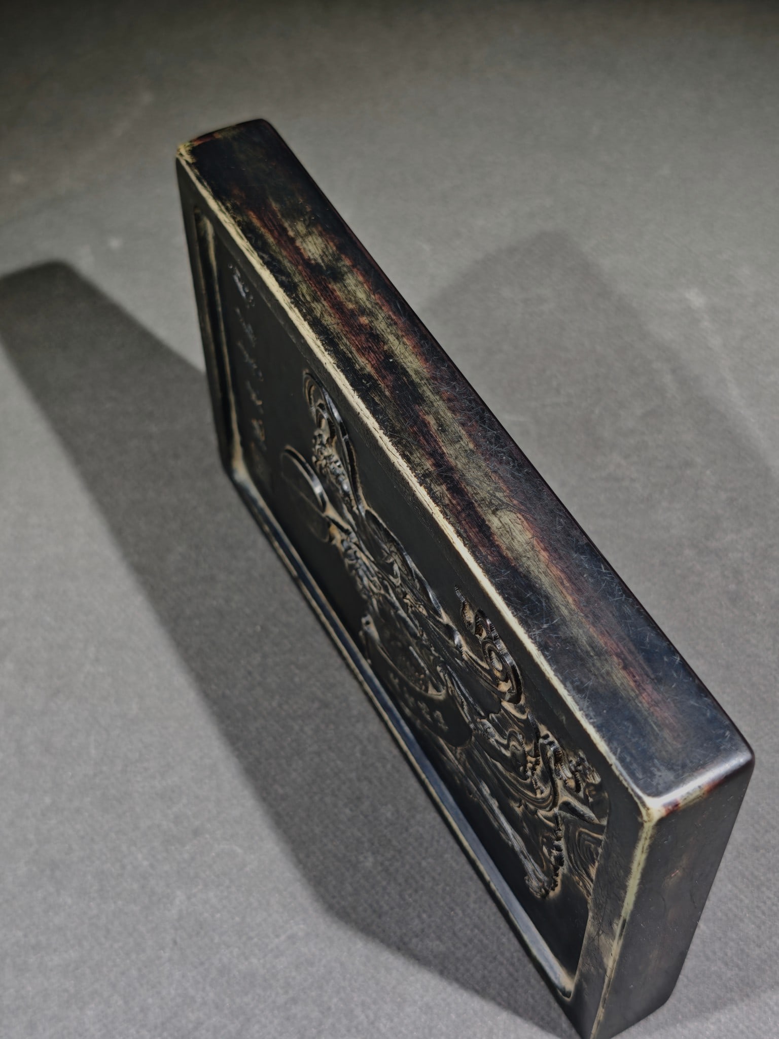 An Exquisite Figure Pattern Inkstone - 5