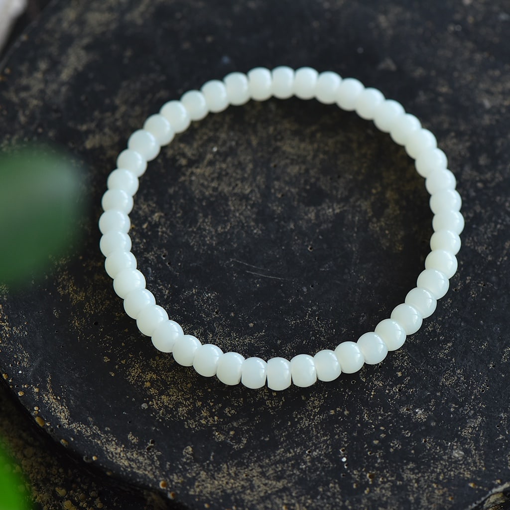 An Exquisite White Jade Bracelets - 3