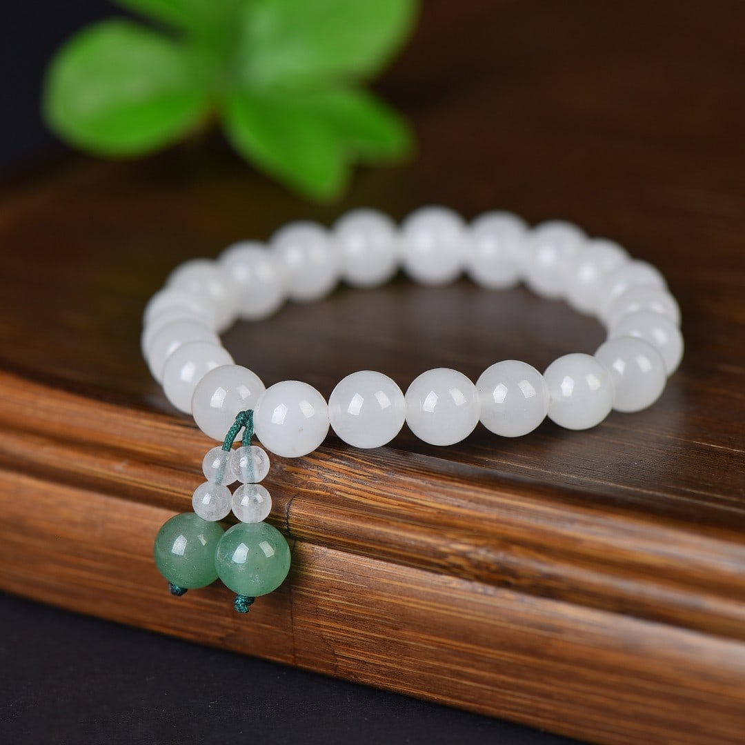 An Exquisite White Jade Bracelets - 3