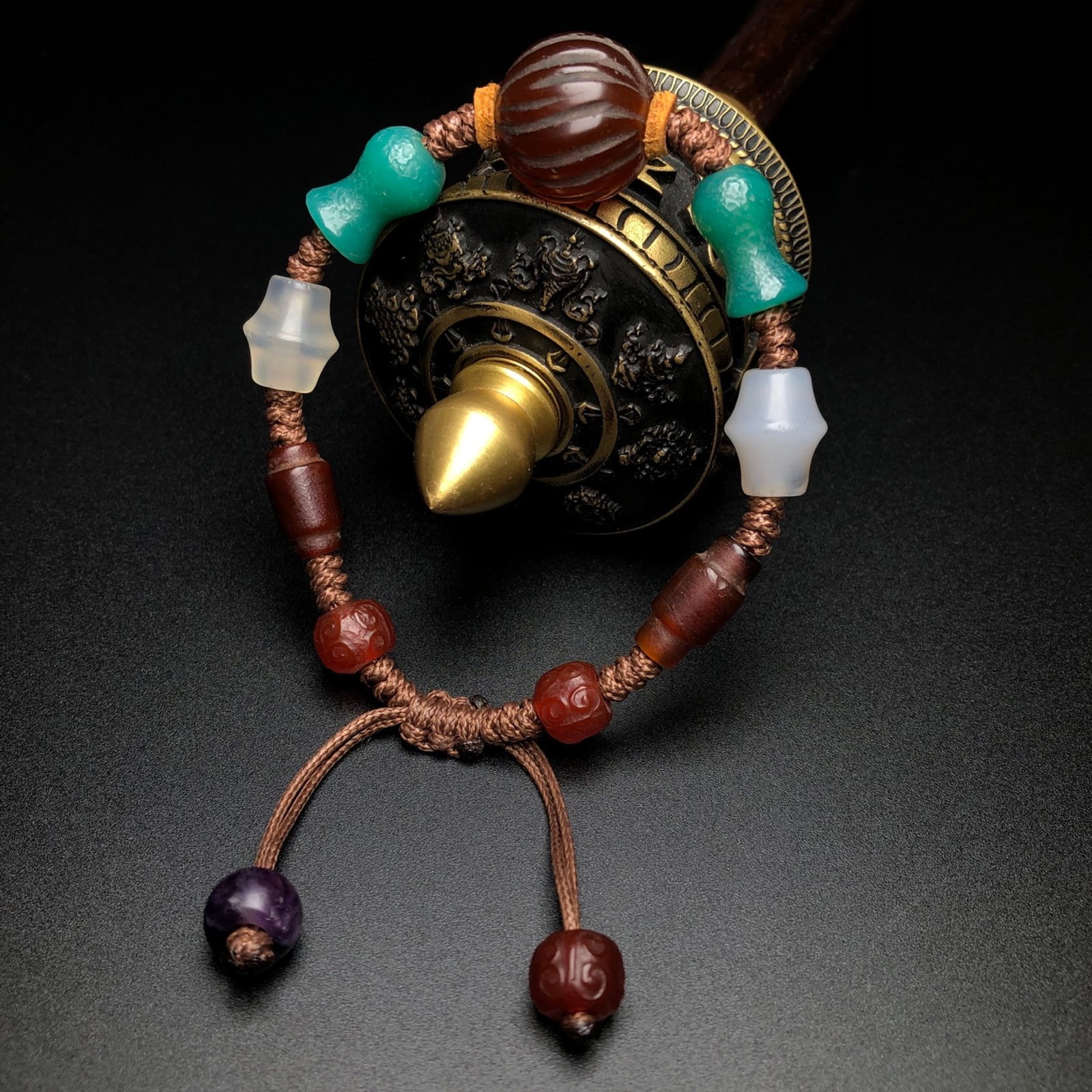 An Exquisite Agate Bracelets: An Exquisite Agate Bracelets,Size:9mm,18mm 玛瑙手串