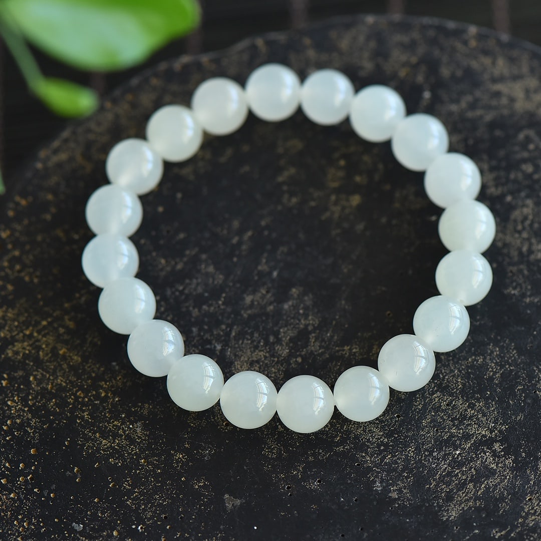 An Exquisite White Jade Bracelets - 2