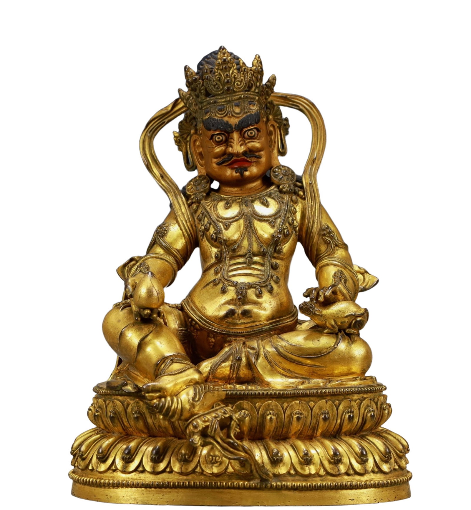 A Solemn Gilt Bronze Statue of Mammon (1 of 10)