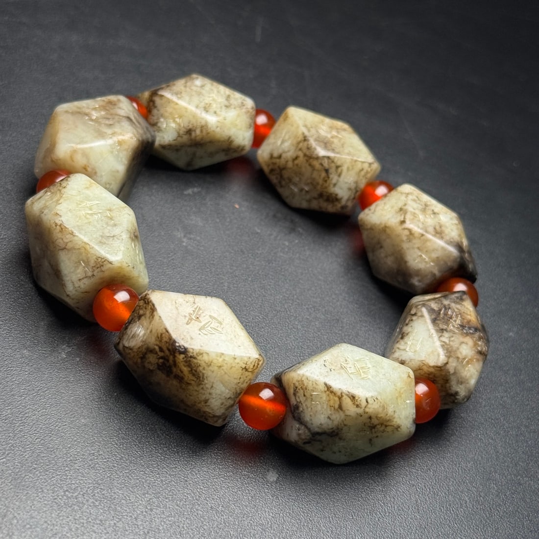 An Exquisite White Jade Bracelets - 4