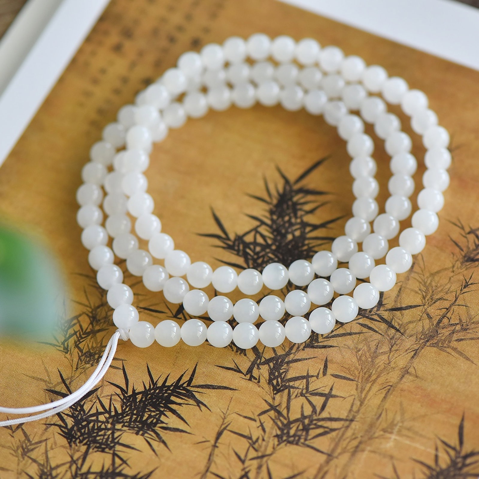 An Exquisite White Jade Bracelets - 5