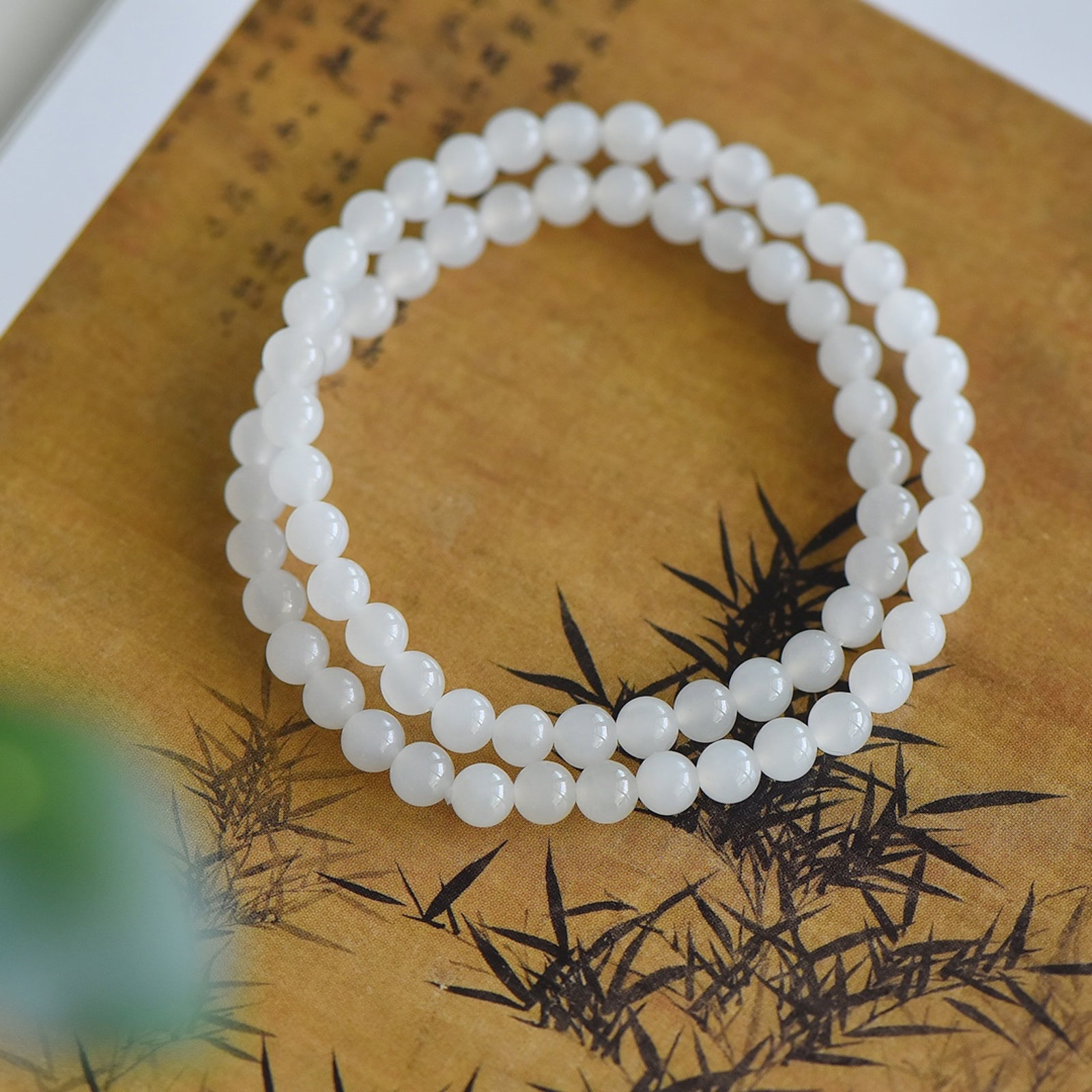 An Exquisite White Jade Bracelets - 5