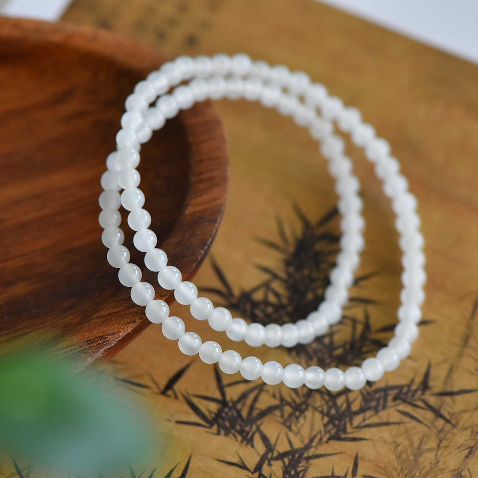 An Exquisite White Jade Bracelets - 3