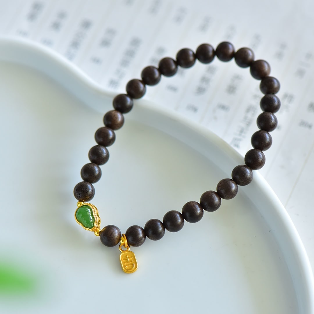 An Exquisite Eaglewood Jasper Bracelets - 5