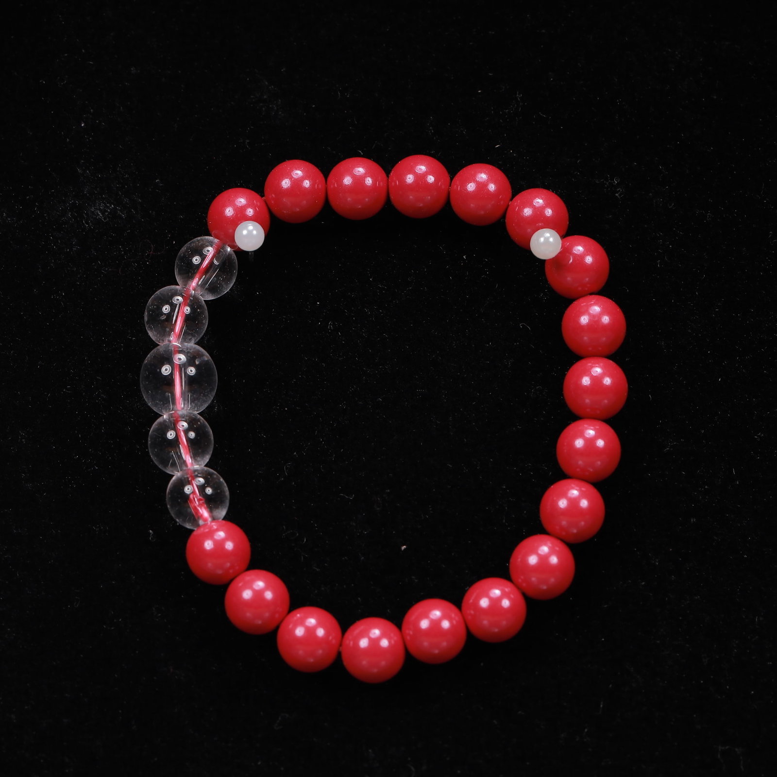 An Exquisite Cinnabar Bracelets - 4