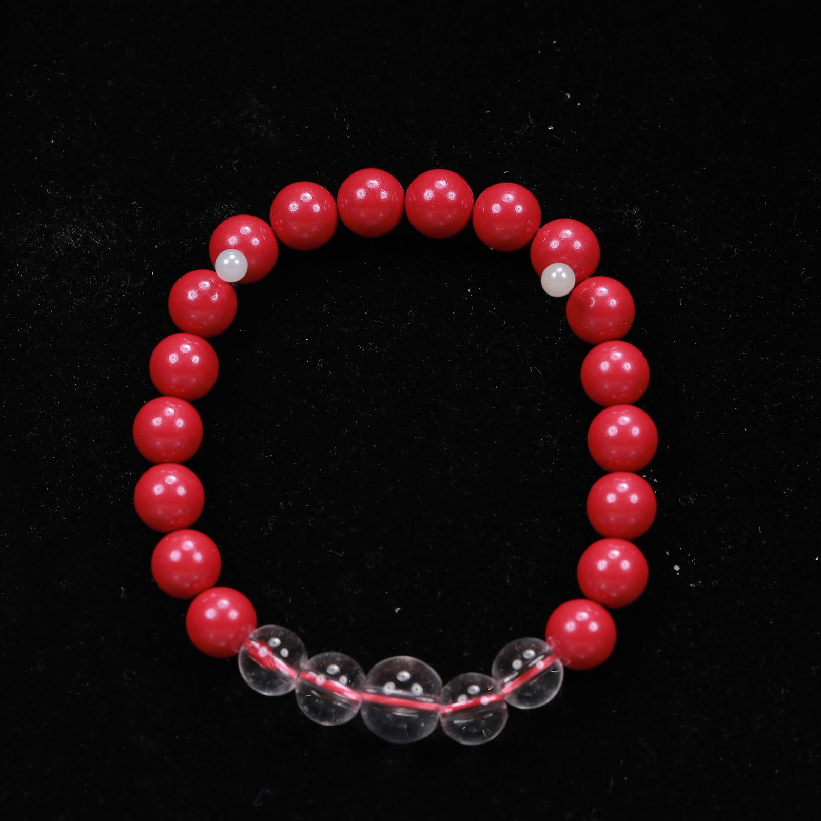 An Exquisite Cinnabar Bracelets - 5