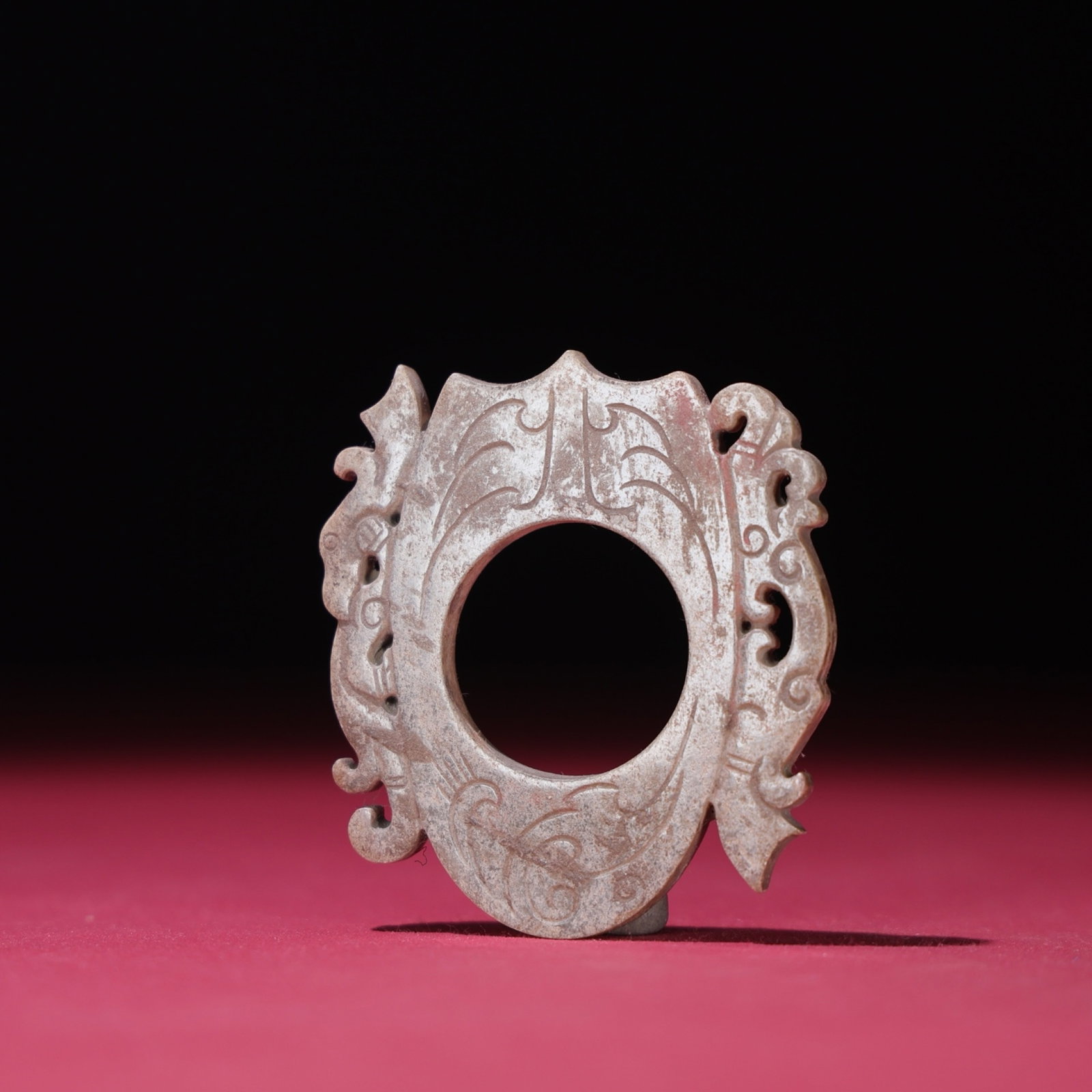 White Jade Dragon Pattern Pendant - 5