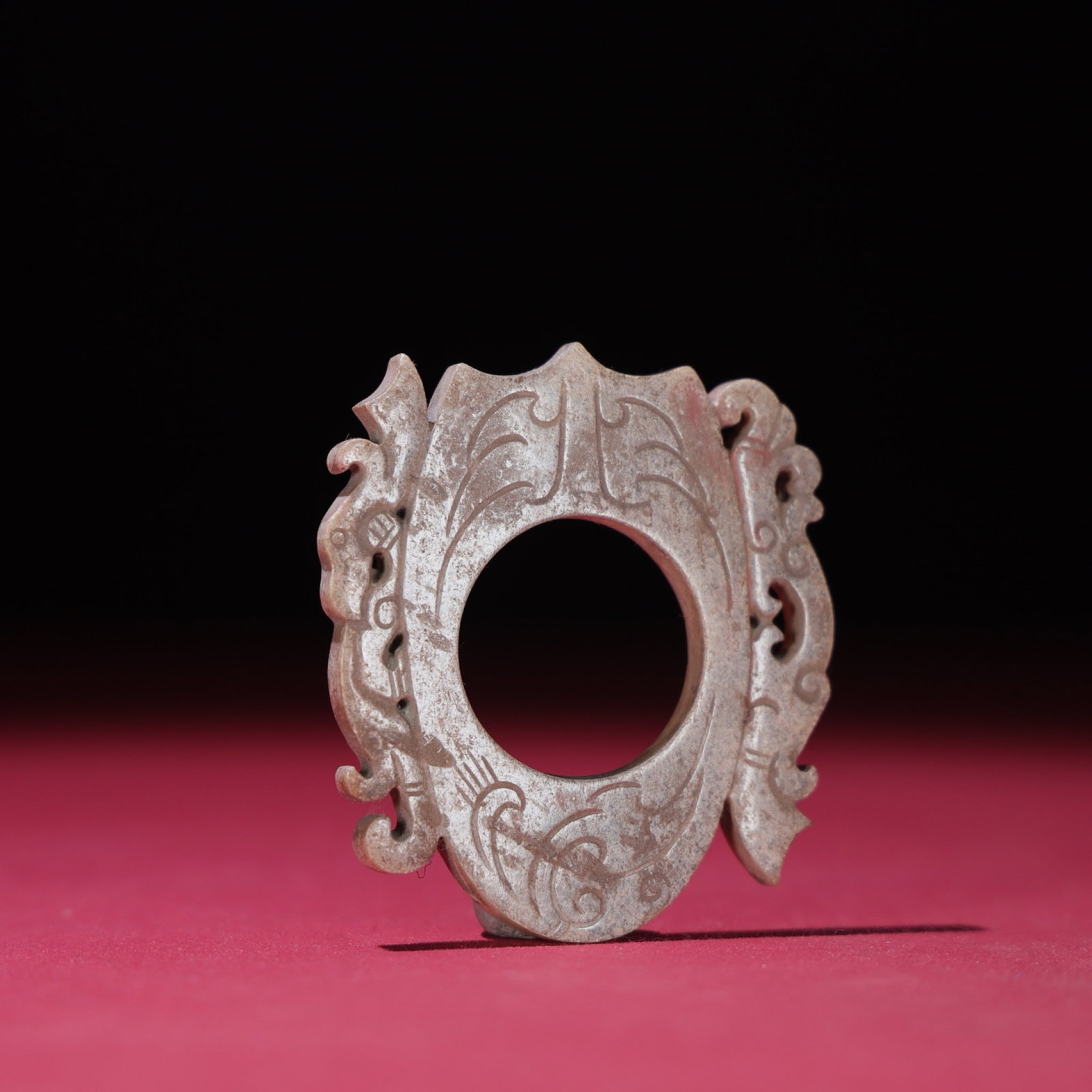 White Jade Dragon Pattern Pendant - 6