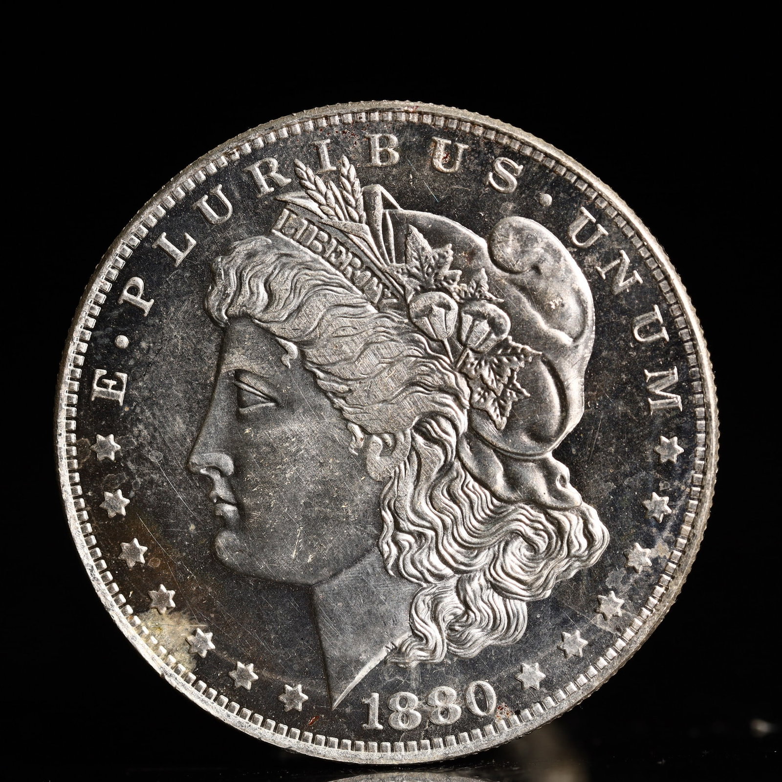 USA Morgan Dollar 1880 Coin: USA Morgan Dollar 1880 Coin