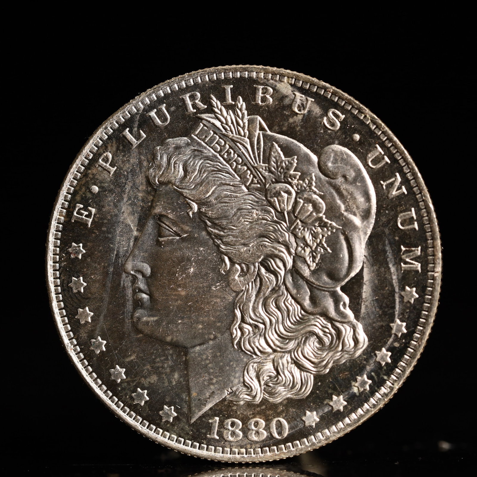 USA Morgan Dollar 1880 Coin: USA Morgan Dollar 1880 Coin