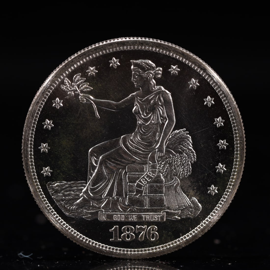 USA Trade Dollar 1876 Coin (1 of 2)