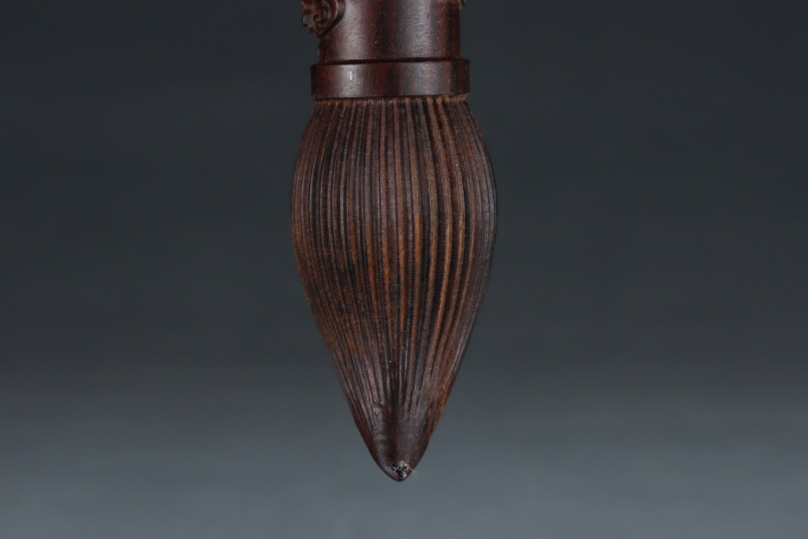A Rare Eaglewood Dragon Pattern Ink Brush - 4