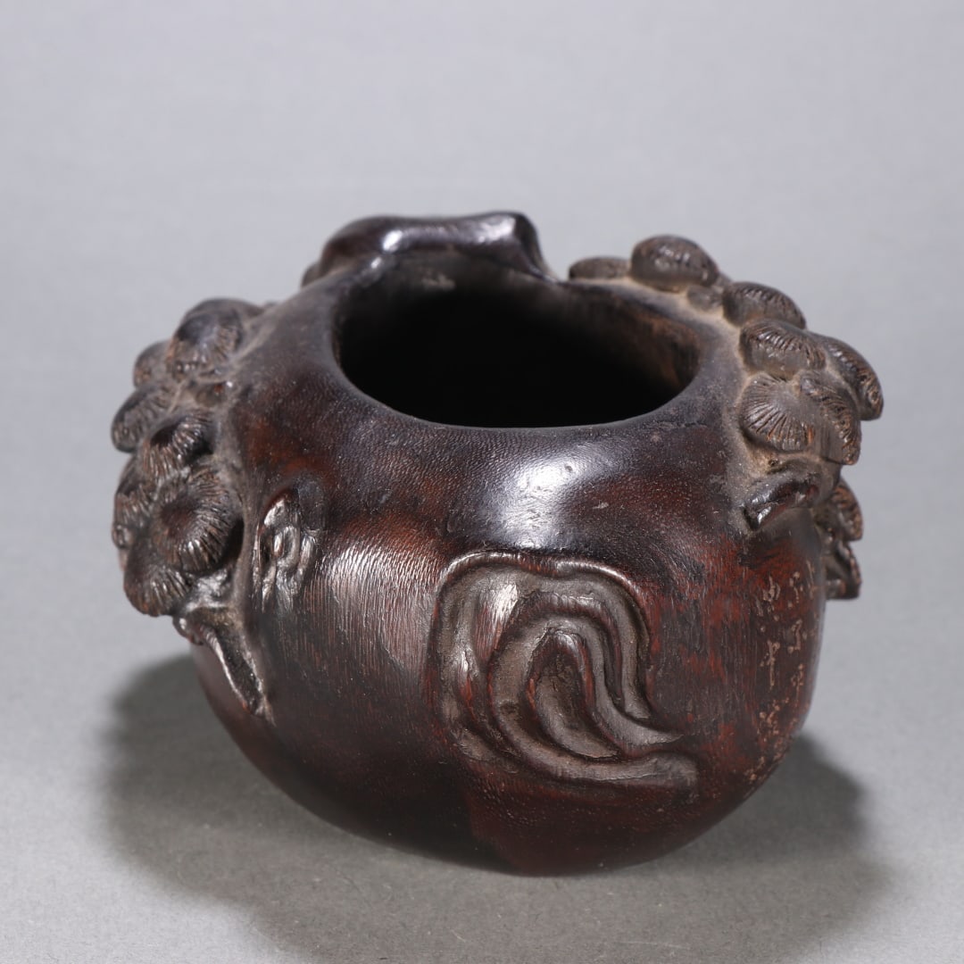 An Exquisite Eaglewood Pine Pattern Water Pot - 3