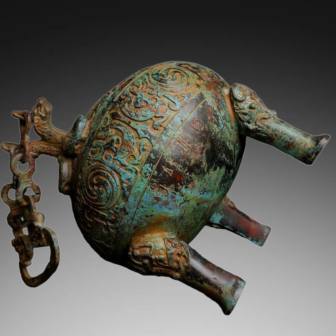An Exquisite Bronze Tripod Ding - 8