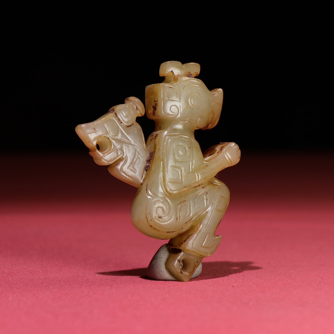 An Exquisite Hotan Jade Figures - 3