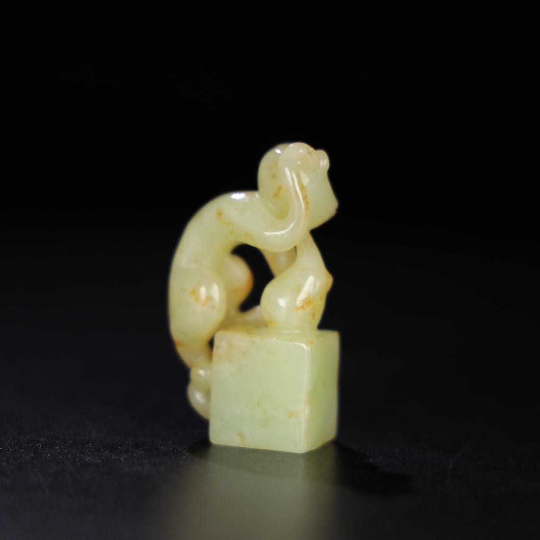 An Exquisite Hotan Jade Monkey - 4