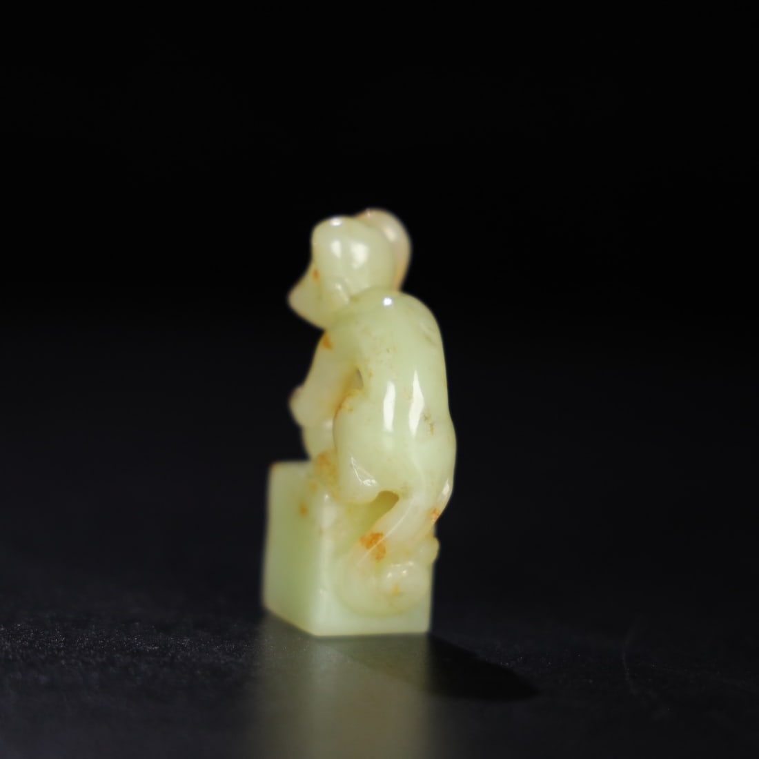 An Exquisite Hotan Jade Monkey - 6