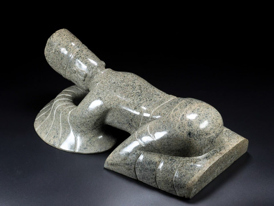 An Exquisite Hotan Jade Figures Pillow: An Exquisite Hotan Jade Figures Pillow,Han Dynasty, China,Size:16.1inx10.2inx6.3in,Weight:13000g 和田玉人形枕,中国汉代