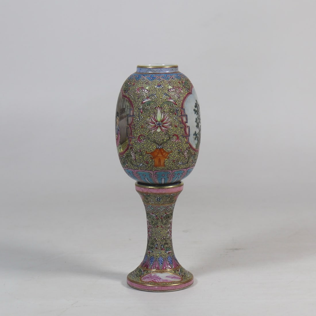 An Exquisite Enamel Figures Pattern Lantern - 4