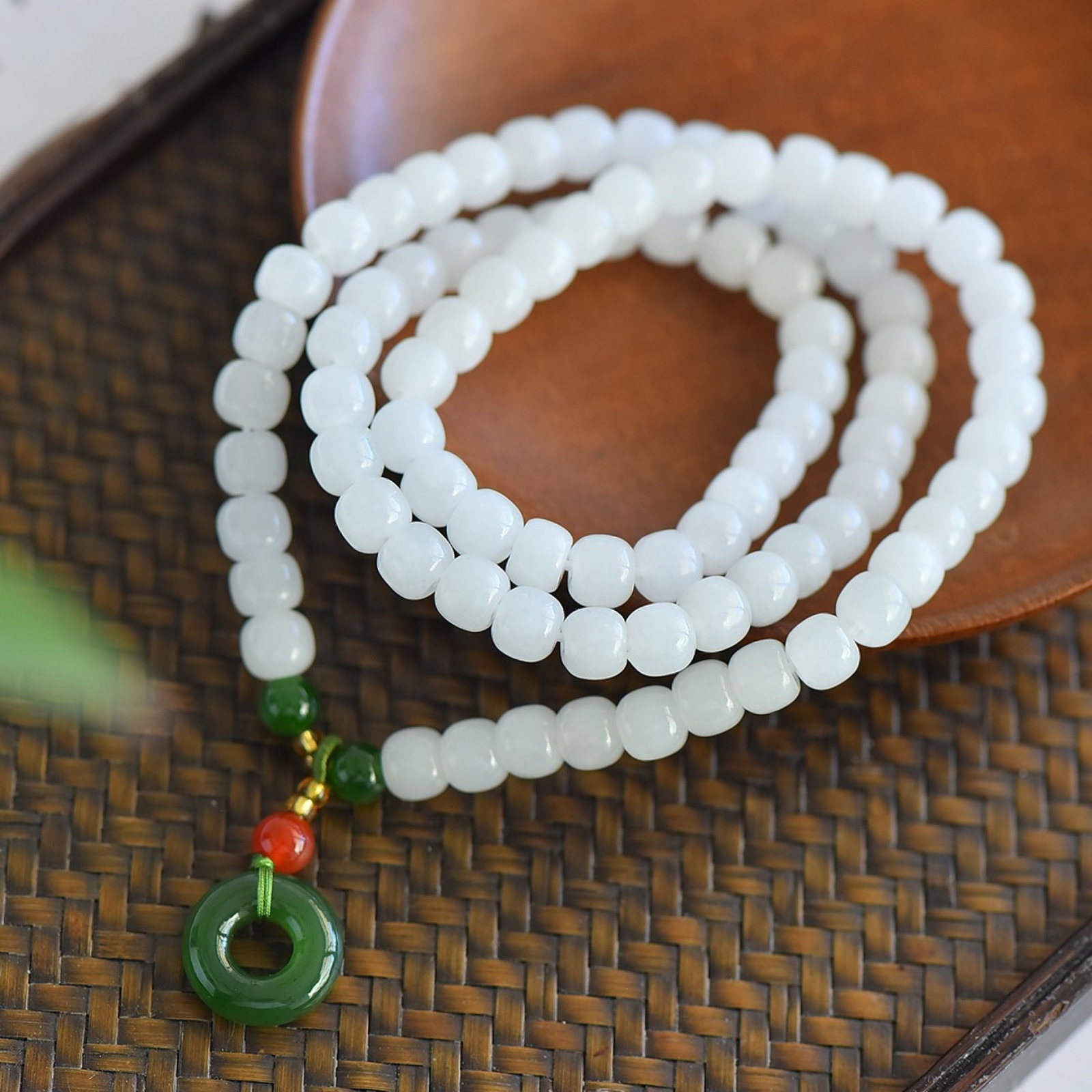An Exquisite White Jade Bracelets - 3