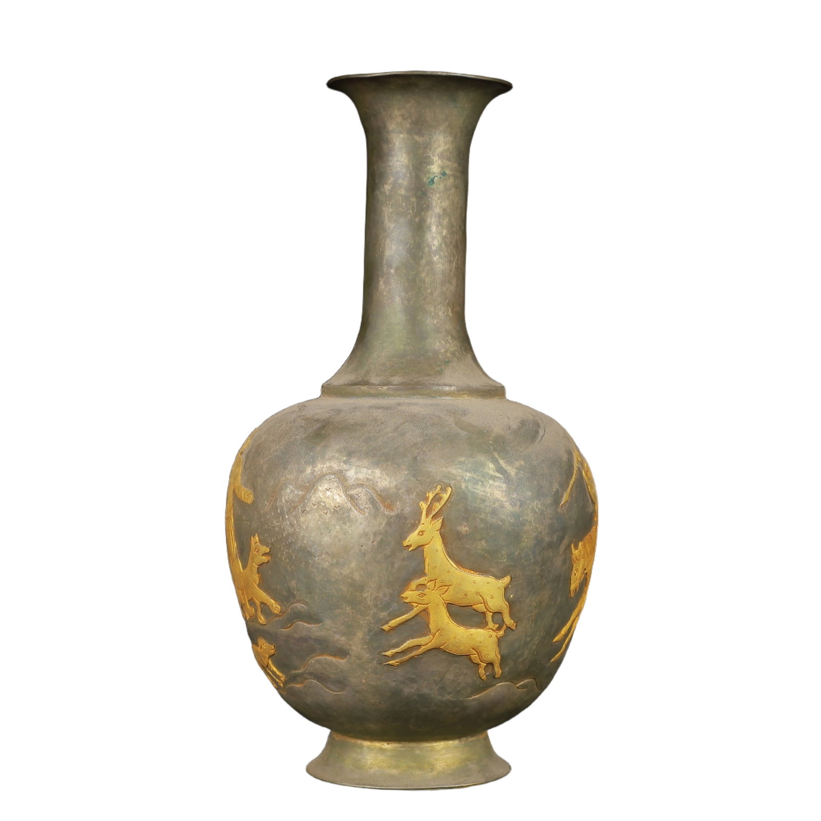 An Exquisite Gilt Silver Figure Pattern Vase - 10