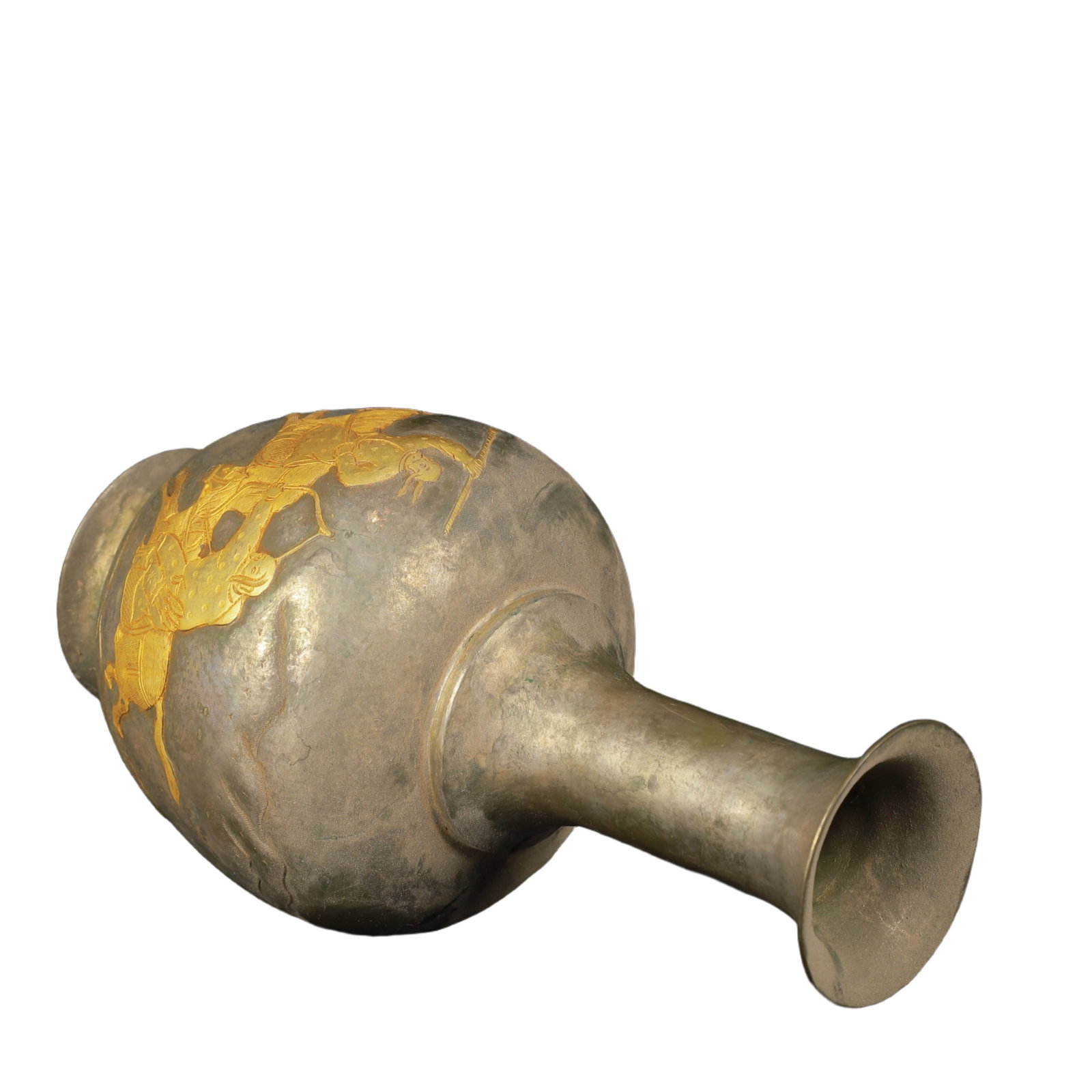 An Exquisite Gilt Silver Figure Pattern Vase - 13