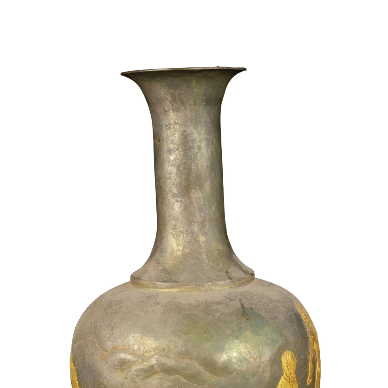 An Exquisite Gilt Silver Figure Pattern Vase - 5