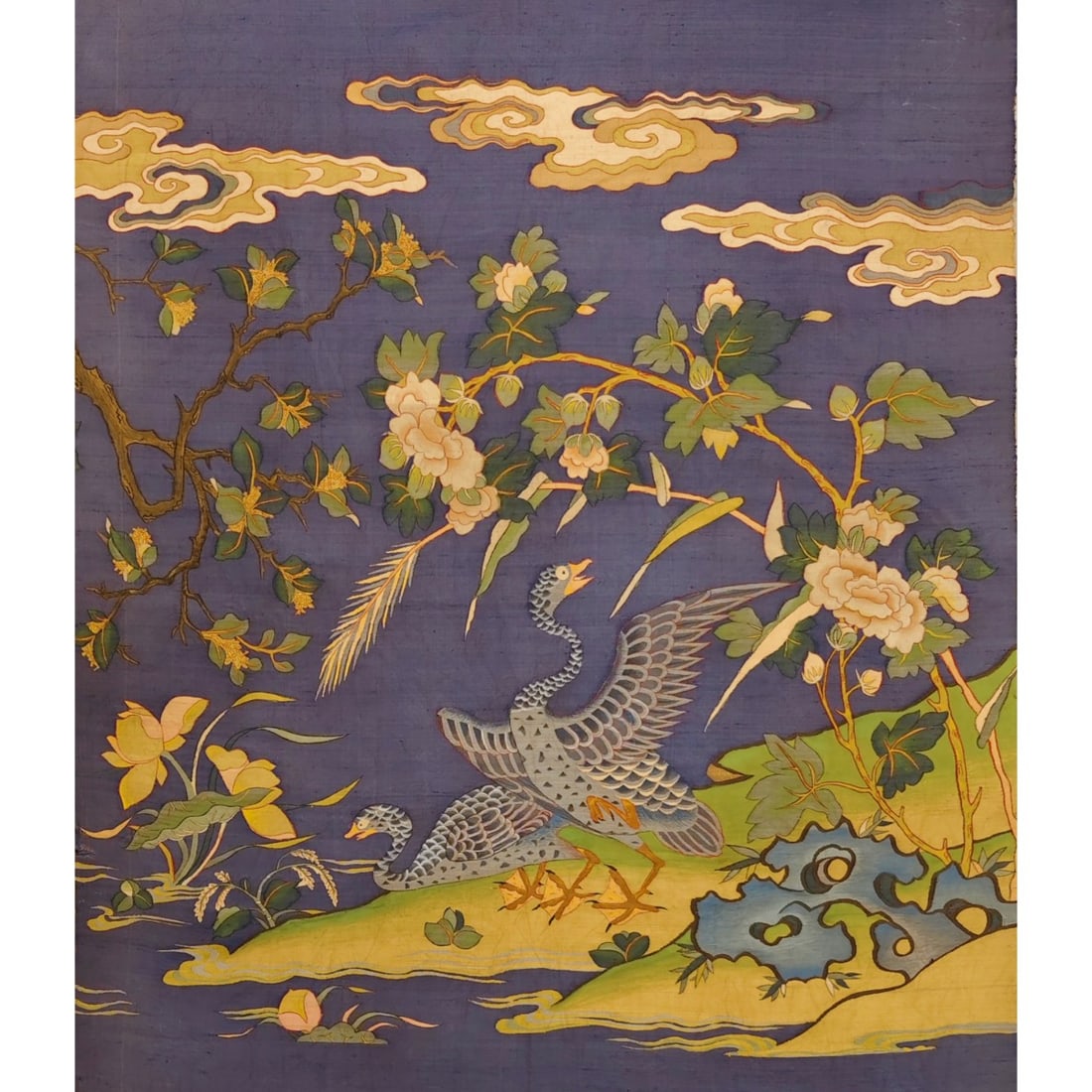 Flower and bird pattern tapestry - 2