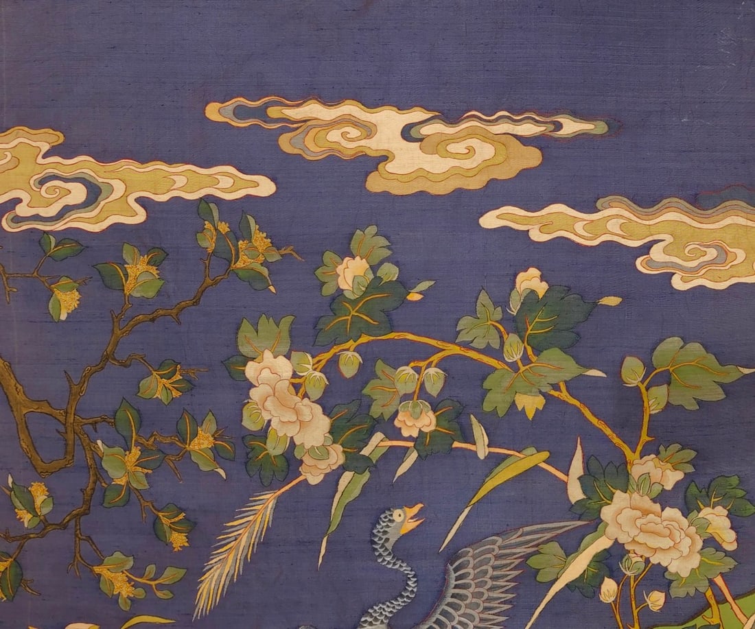 Flower and bird pattern tapestry - 3
