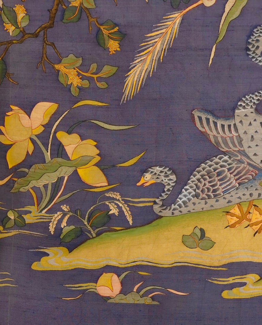 Flower and bird pattern tapestry - 8