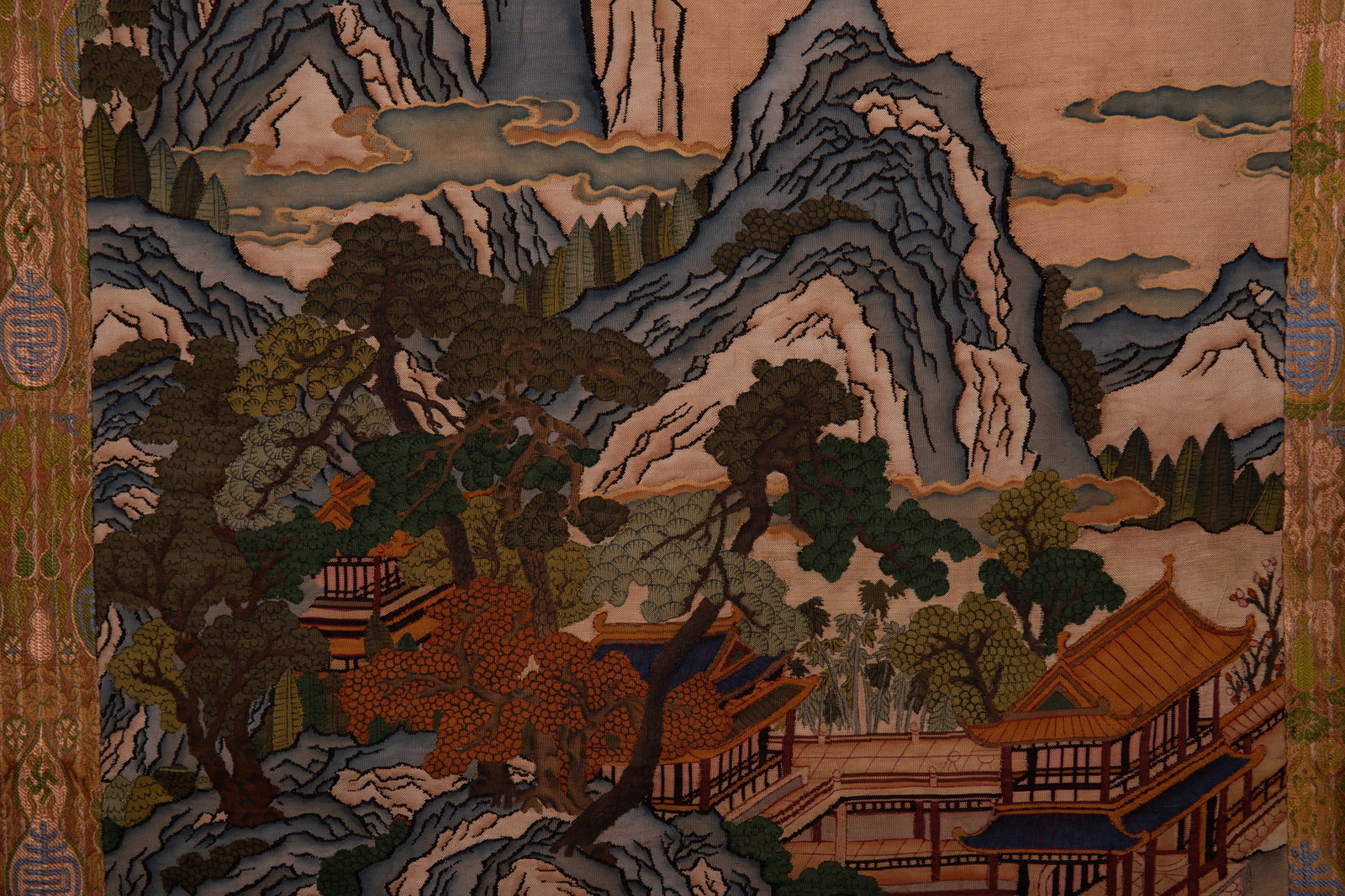 An Exquisite Kesi Embroidery Landscape Pattern - 4