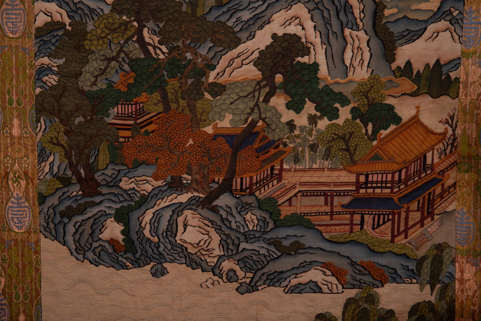An Exquisite Kesi Embroidery Landscape Pattern - 5