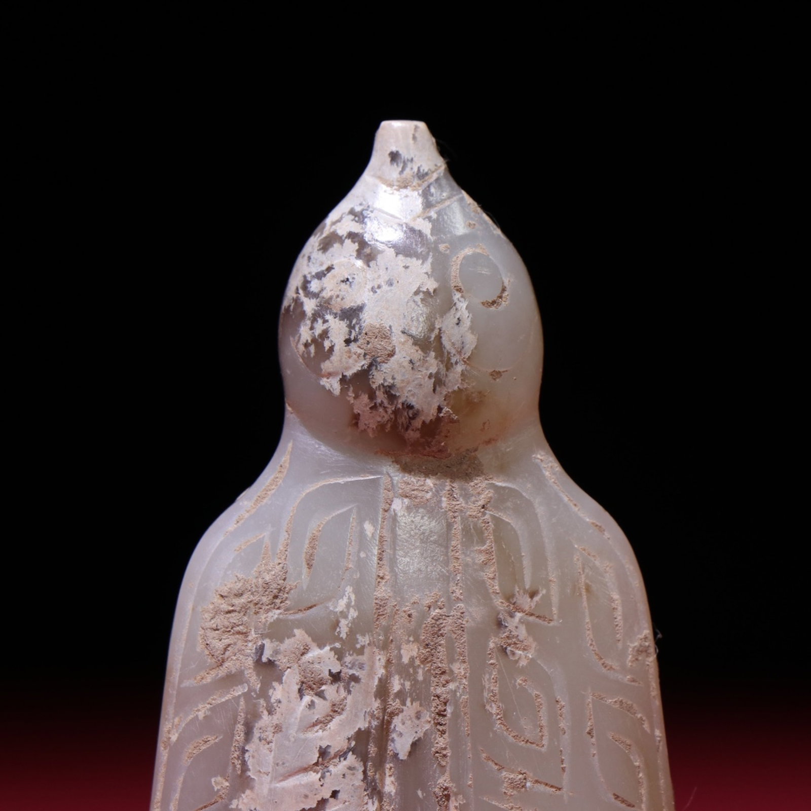 White Jade Phoenix Hand Piece - 7