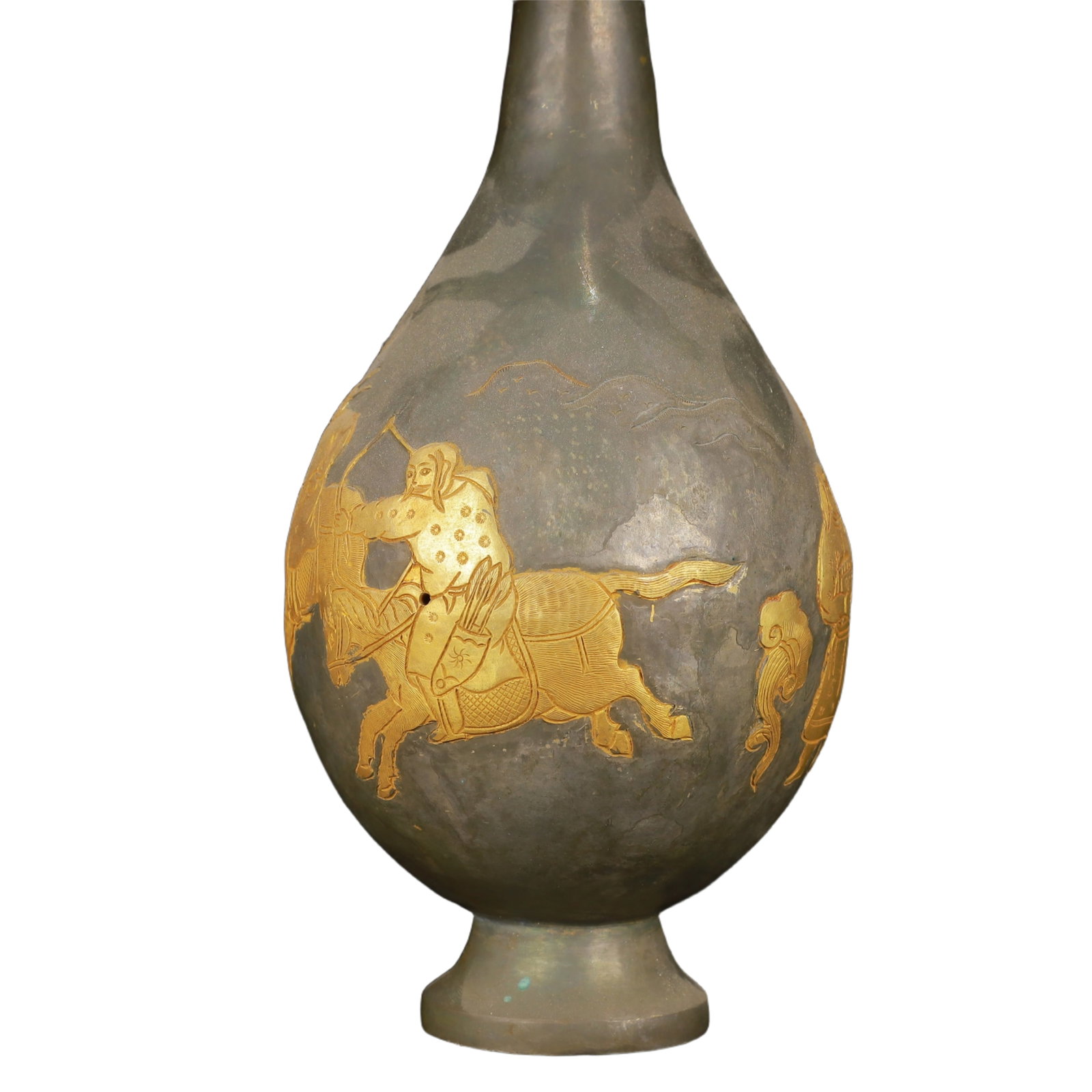 An Exquisite Gilt Silver Figure Pattern Vase - 10
