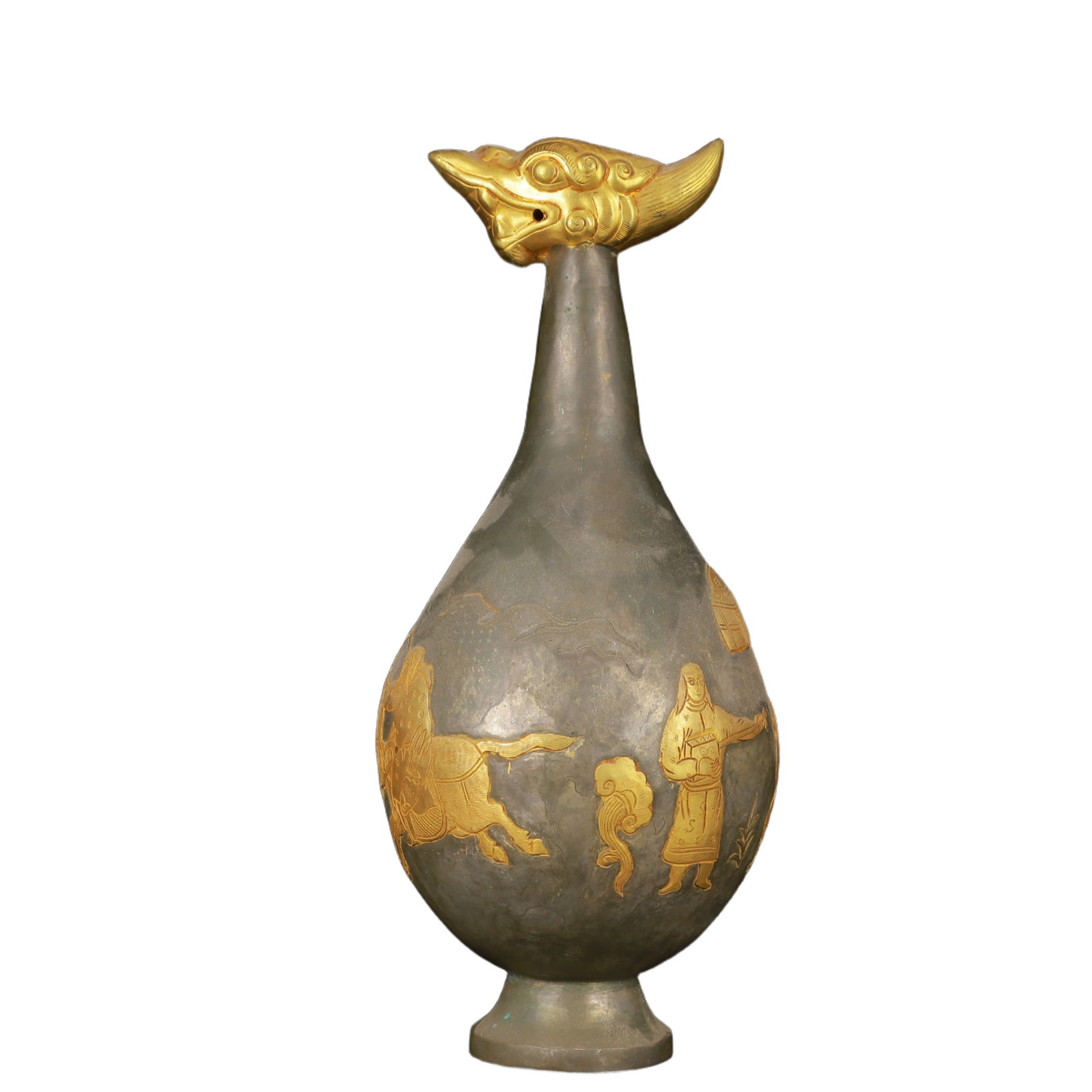 An Exquisite Gilt Silver Figure Pattern Vase - 11
