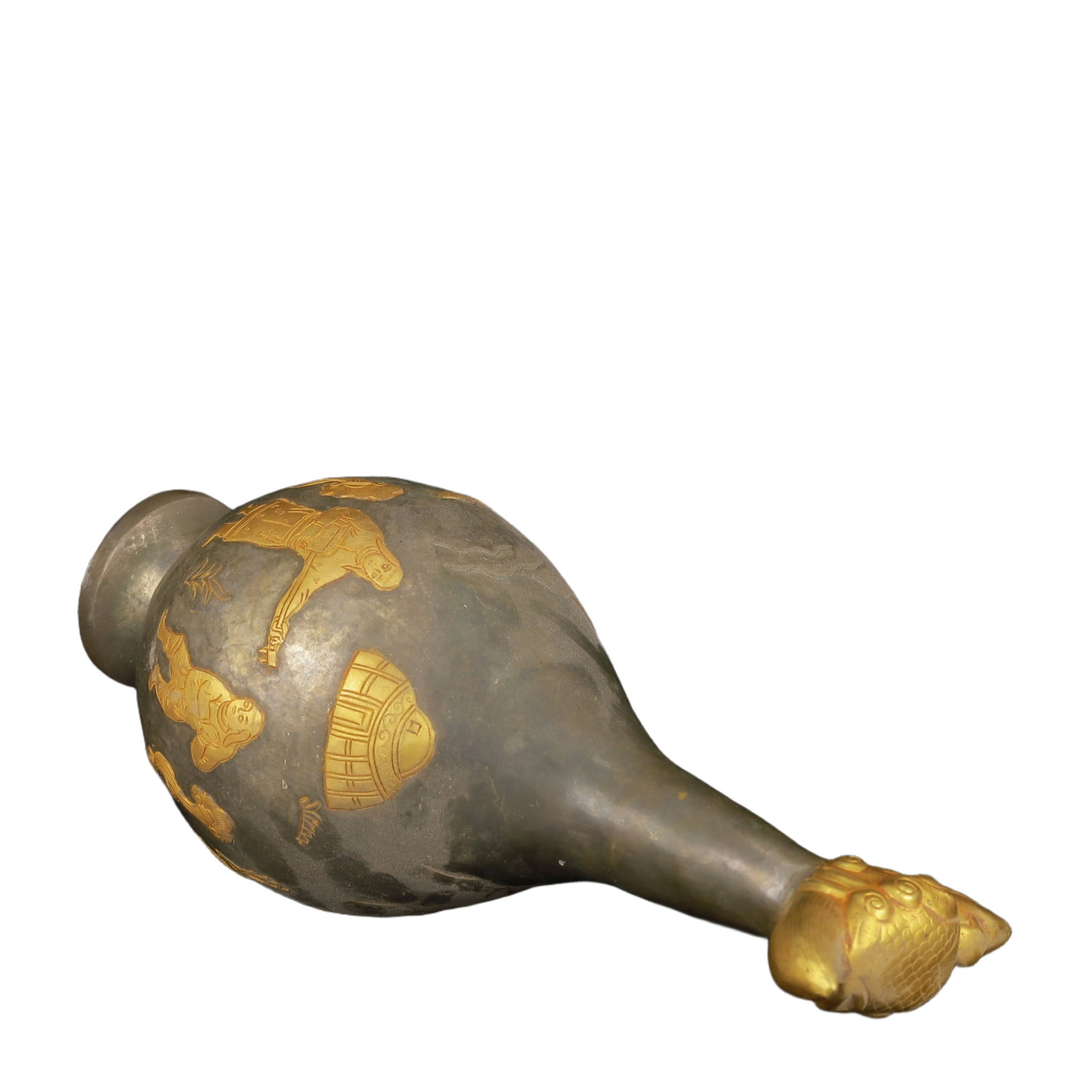 An Exquisite Gilt Silver Figure Pattern Vase - 15